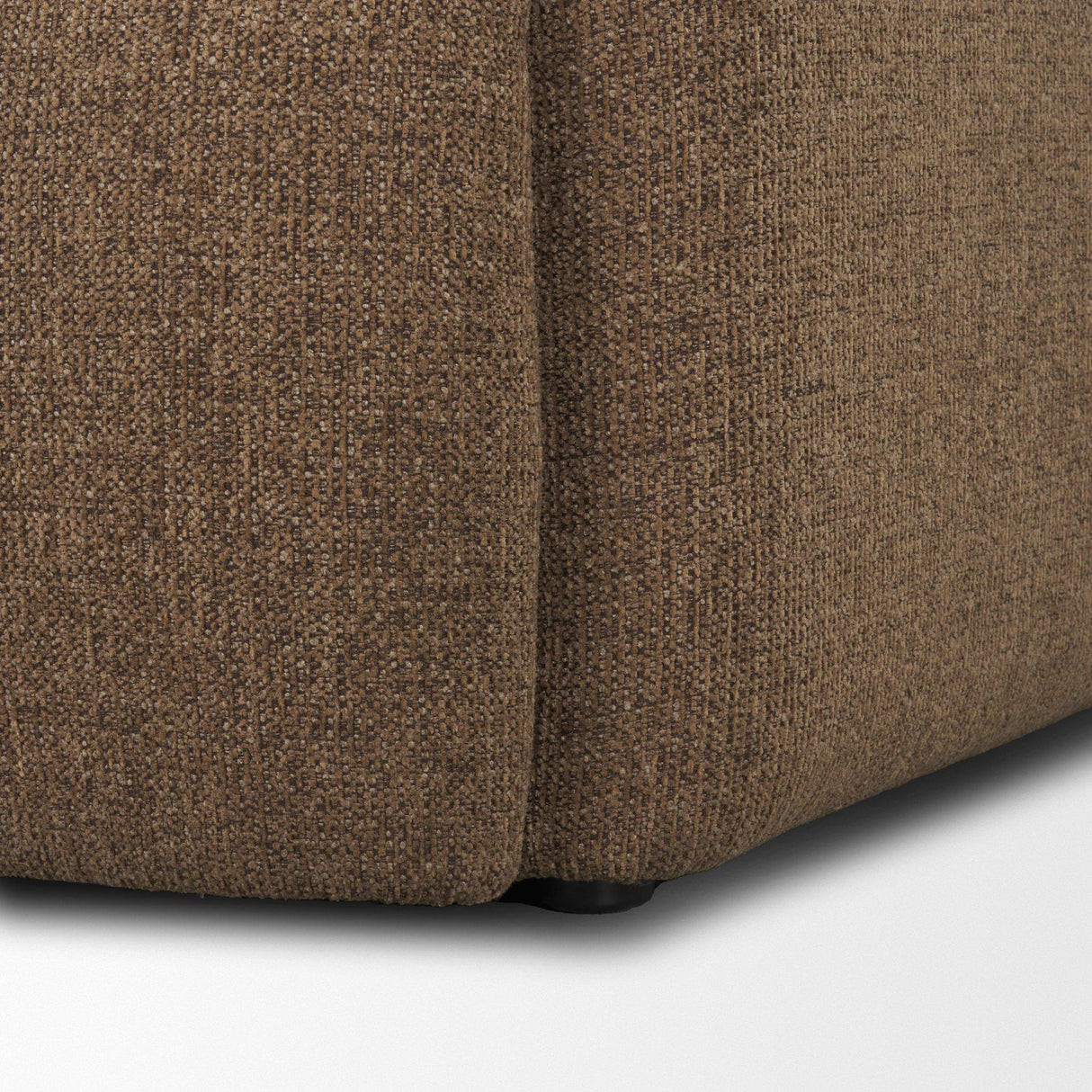 Mercana Saga Textured Brown Plush Fabric Upholstered Chair
