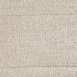 Mercana Fonda Cream Fabric w/ Natural Jute Swivel Accent Chair