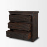 Mercana Rhett Reclaimed Wood 3 Drawer Cabinet