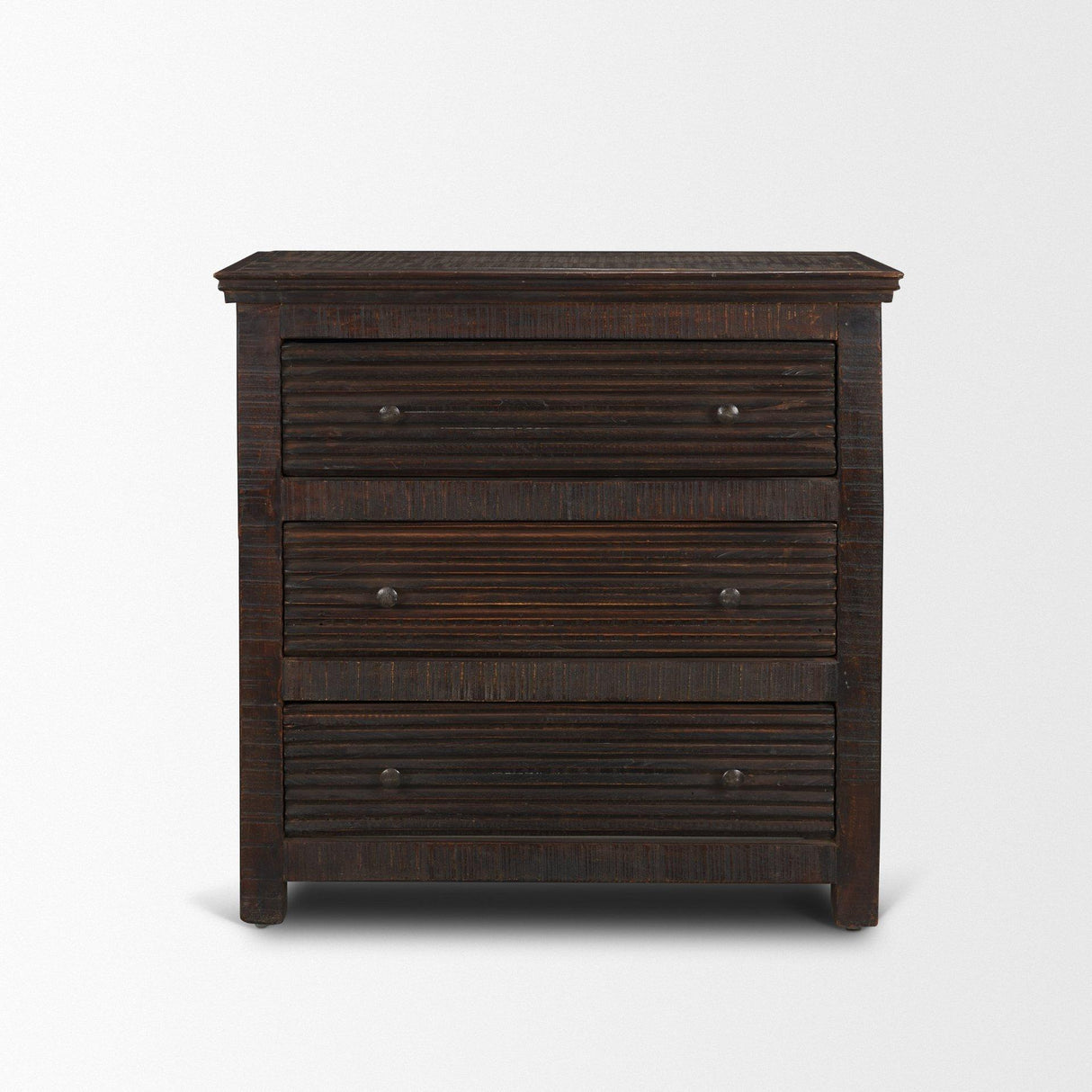 Mercana Rhett Reclaimed Wood 3 Drawer Cabinet