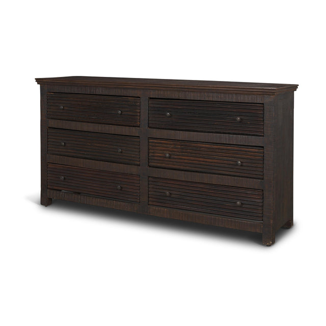 Mercana Rhett Reclaimed Wood 6 Drawer Cabinet