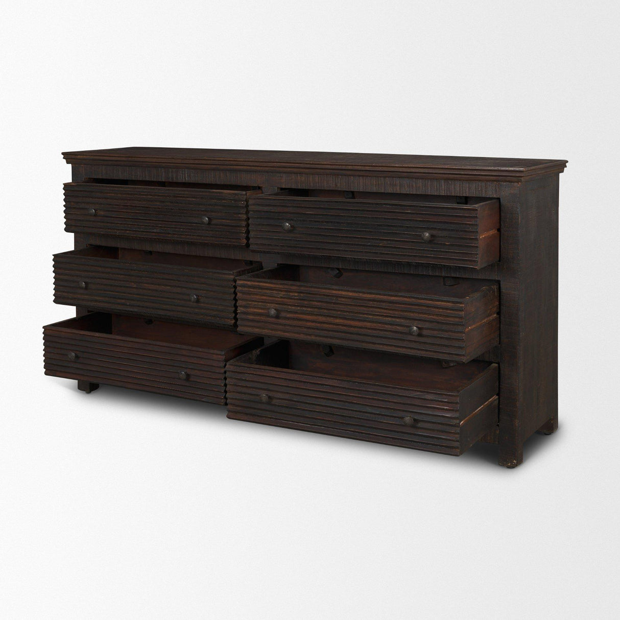Mercana Rhett Reclaimed Wood 6 Drawer Cabinet