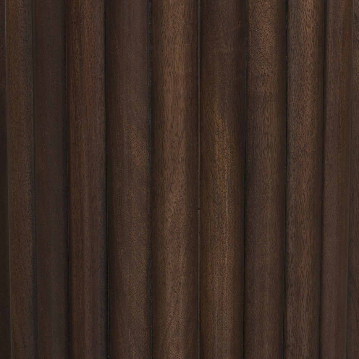 Mercana Marbrello Pink Marble Top Espresso Brown Fluted Wood Round Side Table