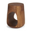 Mercana Cove Mid-Brown Sculptural Open Side Table