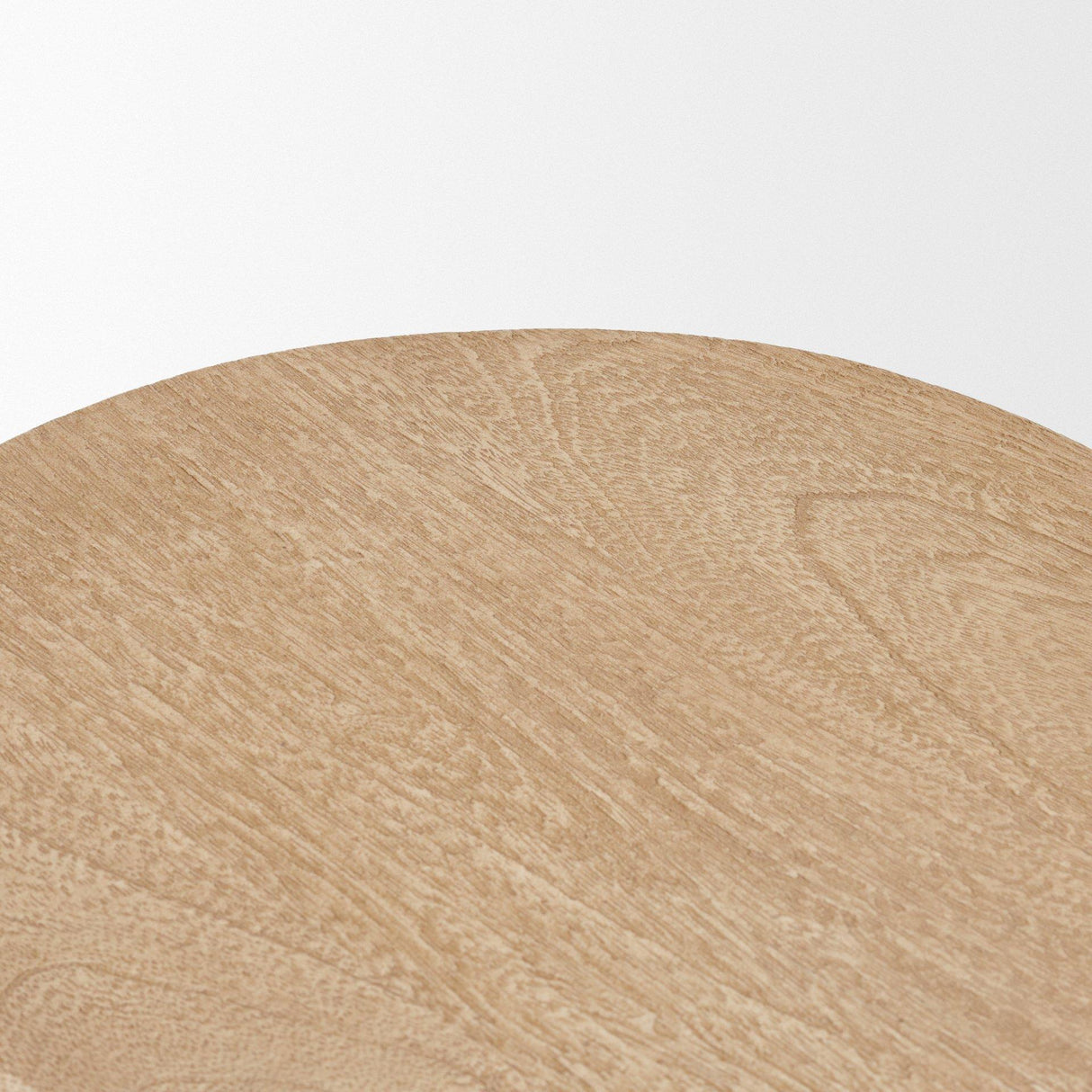 Mercana Cove Light Brown Sculptural Open Side Table
