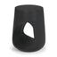 Mercana Cove Dark Brown Sculptural Open Side Table
