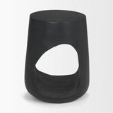 Mercana Cove Dark Brown Sculptural Open Side Table