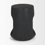 Mercana Cove Dark Brown Sculptural Open Side Table