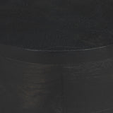 Mercana Cove Dark Brown Sculptural Open Side Table