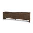 Mercana Belford 94" Dark Brown Oak Wood Media Console
