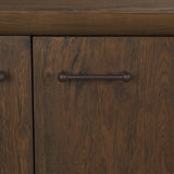 Mercana Belford 94" Dark Brown Oak Wood Media Console