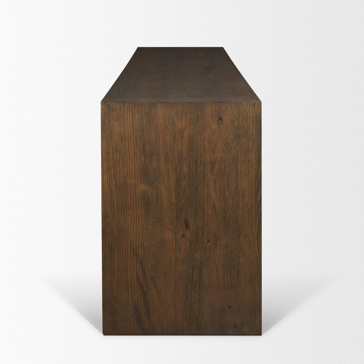 Mercana Belford 94" Dark Brown Oak Wood Media Console
