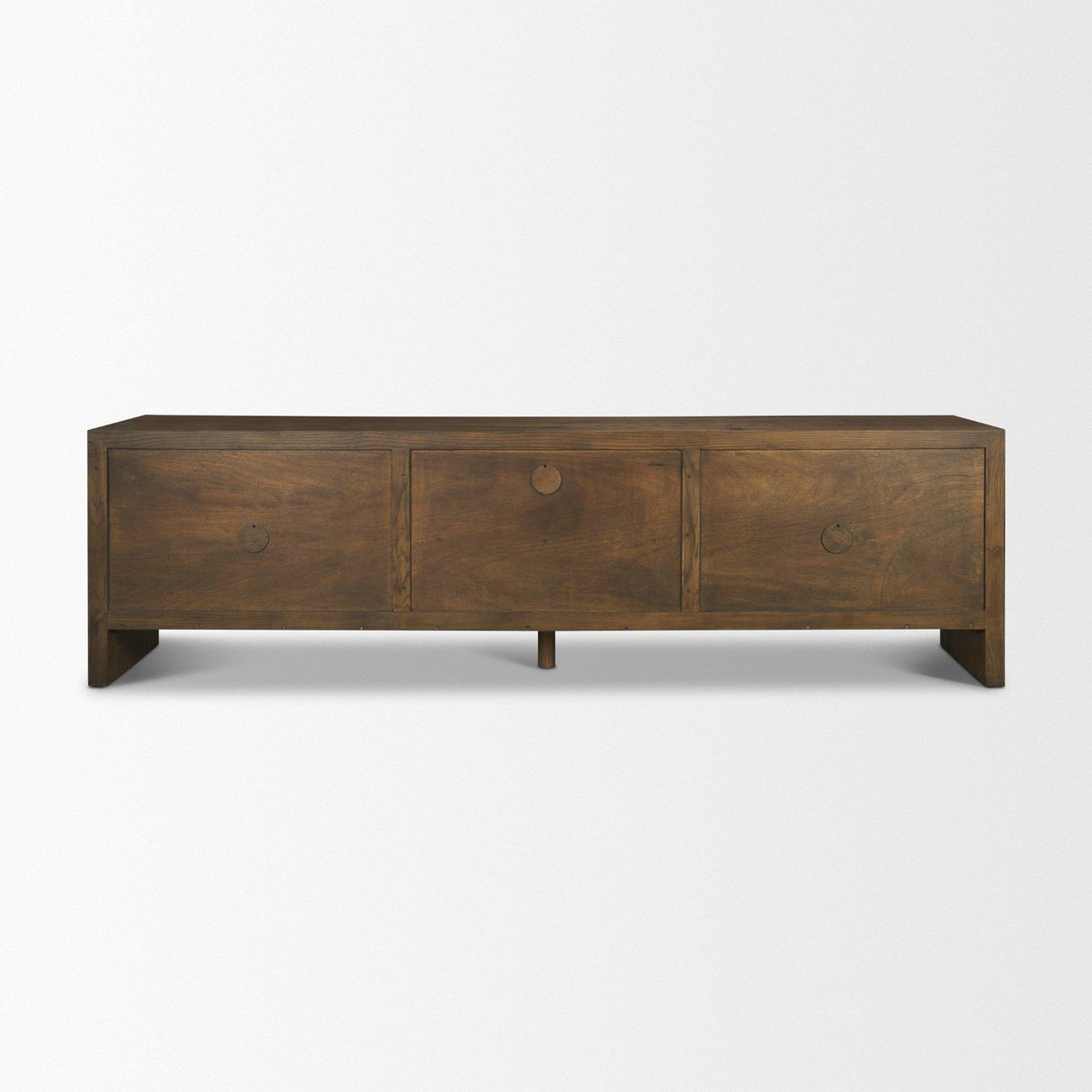 Mercana Belford 94" Dark Brown Oak Wood Media Console