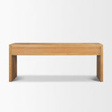 Mercana Belford 72" Light Brown Oak Wood Console Table