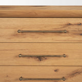 Mercana Belford 3-Drawer Light Brown Oak Wood Closed Nightstand