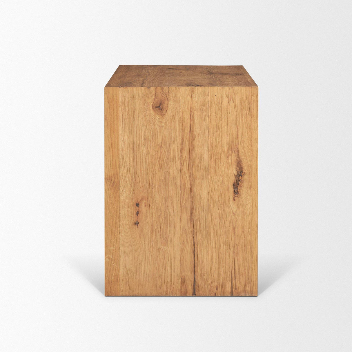 Mercana Belford 3-Drawer Light Brown Oak Wood Closed Nightstand