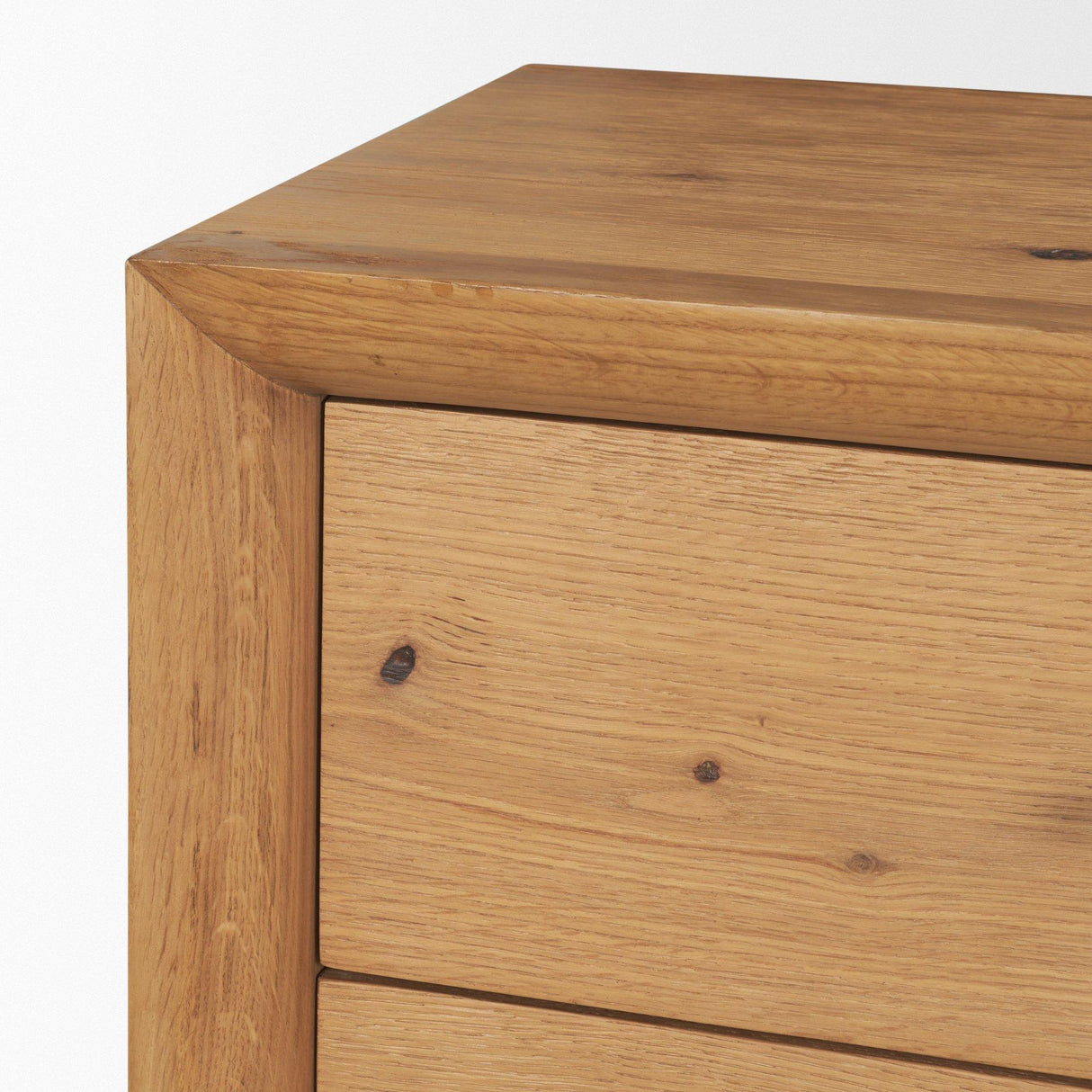Mercana Belford 6-Drawer Light Brown Oak Wood Dresser