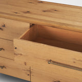 Mercana Belford 6-Drawer Light Brown Oak Wood Dresser