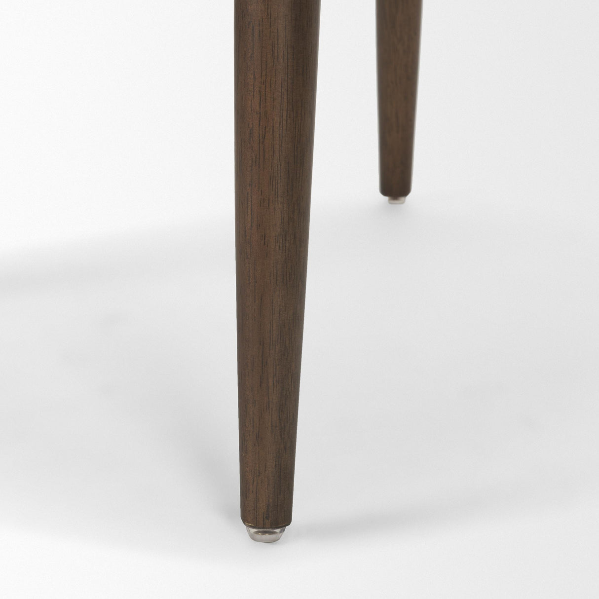 Mercana Abbie Curved Back Oatmeal Fabric Armless Dining Chair
