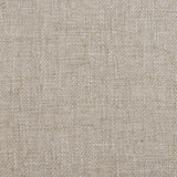 Mercana Abbie Curved Back Oatmeal Fabric Armless Dining Chair