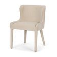 Mercana Nolan Slope Cream Chenille Dining Chair