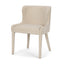 Mercana Nolan Slope Cream Chenille Dining Chair