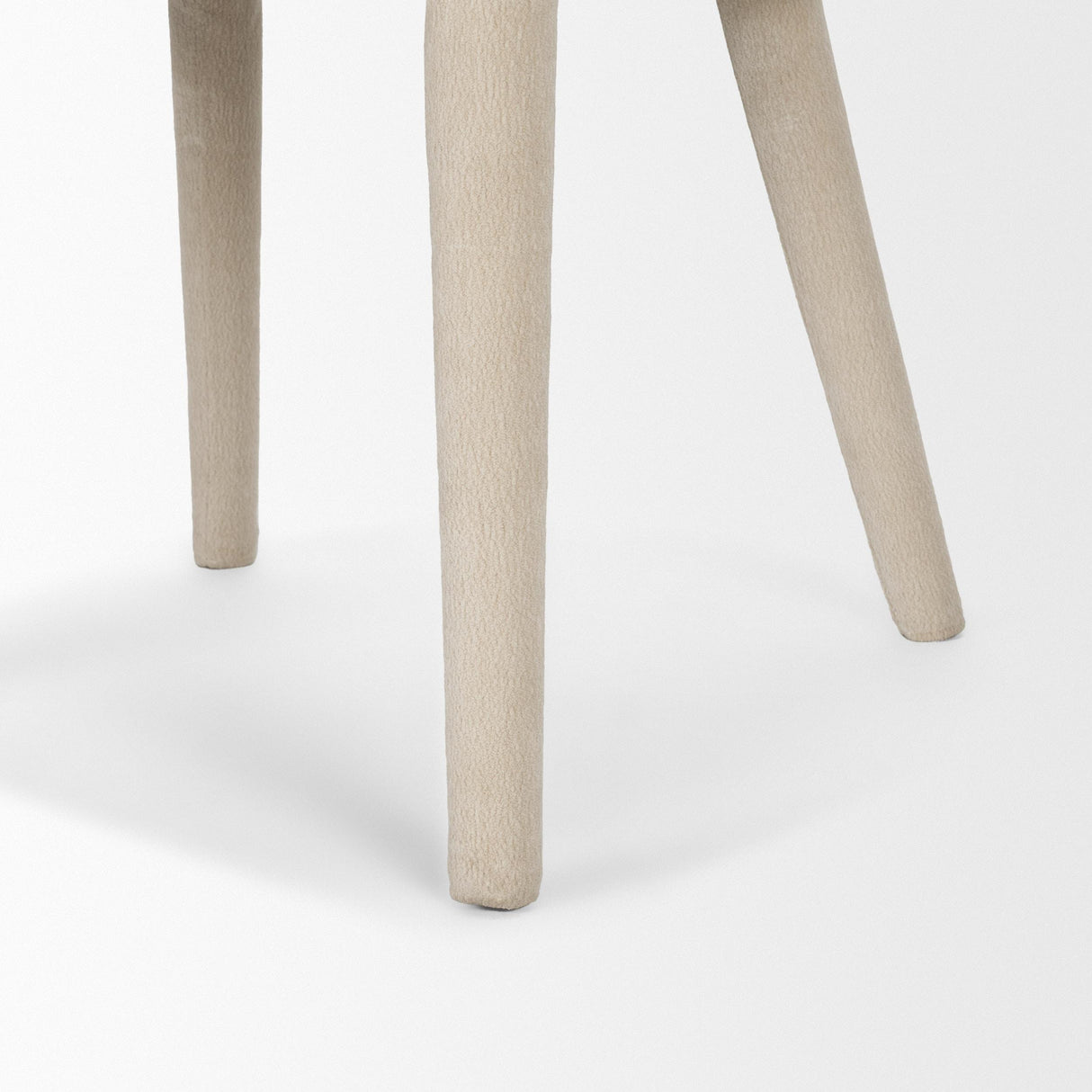 Mercana Nolan Slope Cream Chenille Dining Chair