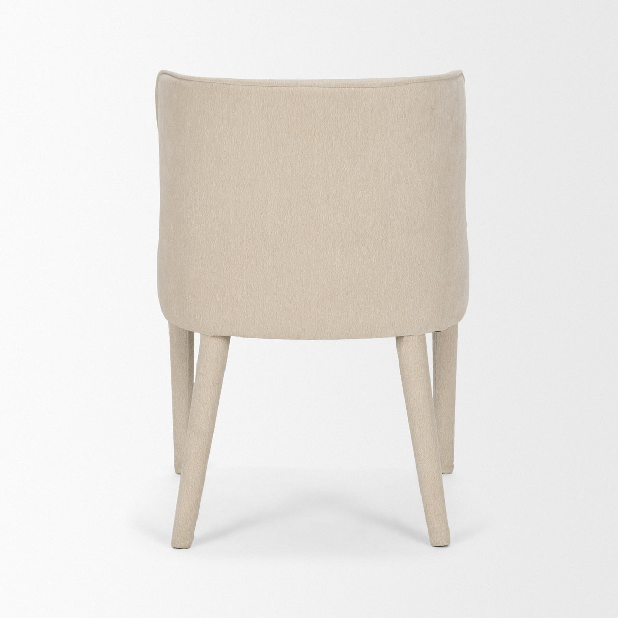 Mercana Nolan Slope Cream Chenille Dining Chair