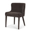 Mercana Nolan Slope Charcoal Chenille Dining Chair