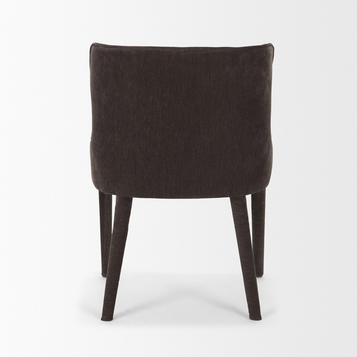 Mercana Nolan Slope Charcoal Chenille Dining Chair