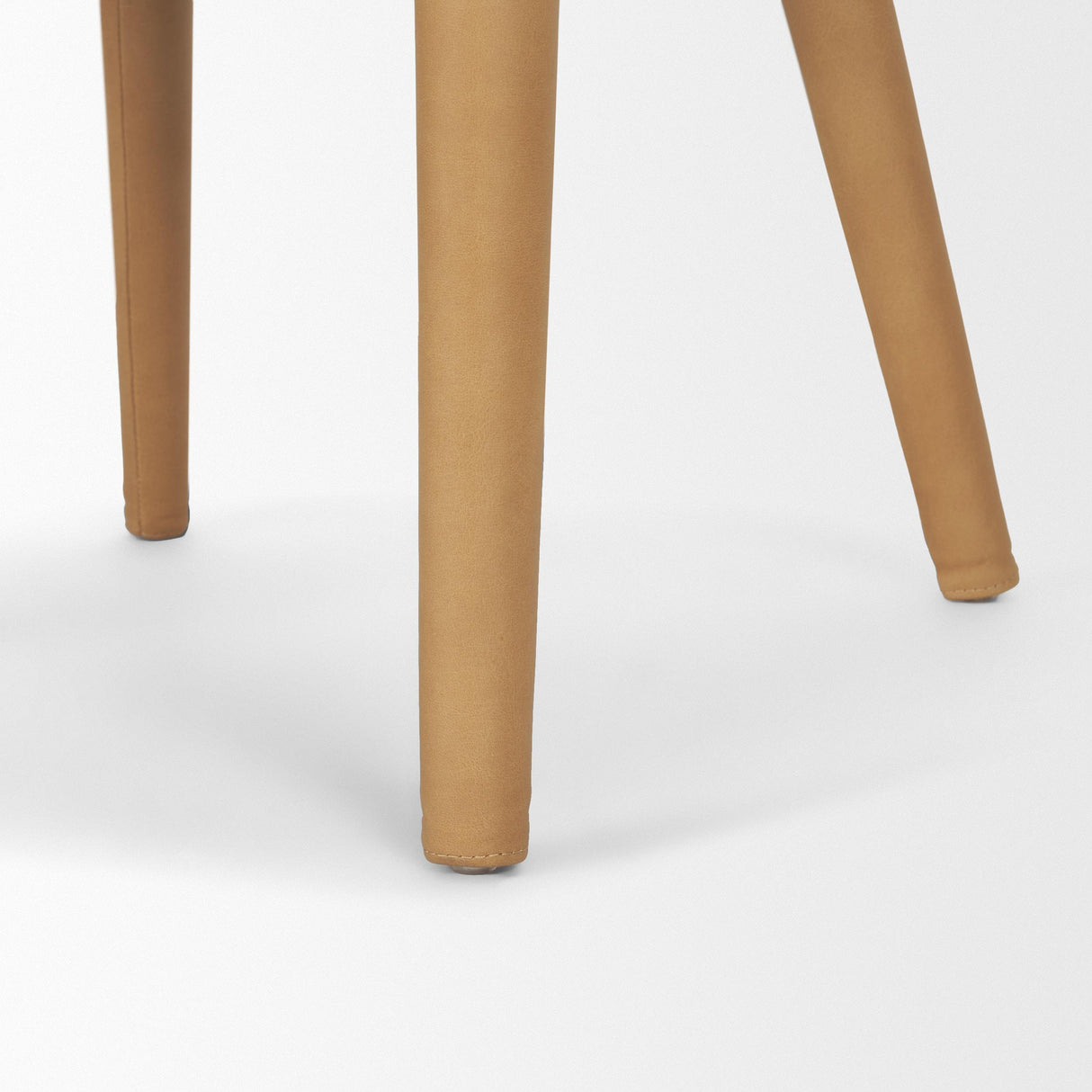 Mercana Nolan Slope Tan Leather Dining Chair