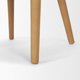 Mercana Nolan Slope Tan Leather Dining Chair