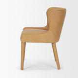 Mercana Nolan Slope Tan Leather Dining Chair
