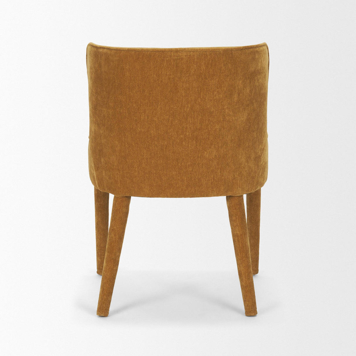 Mercana Nolan Slope Rust Chenille Dining Chair