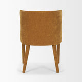 Mercana Nolan Slope Rust Chenille Dining Chair