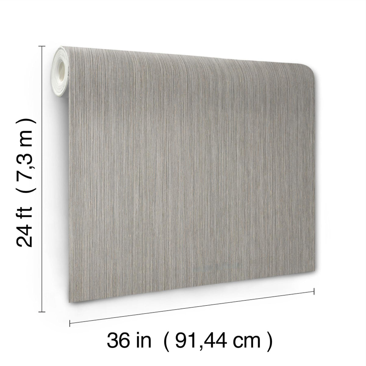Ronald Redding Designs Atticus Grey String Wallpaper