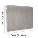 Ronald Redding Designs Atticus Grey String Wallpaper