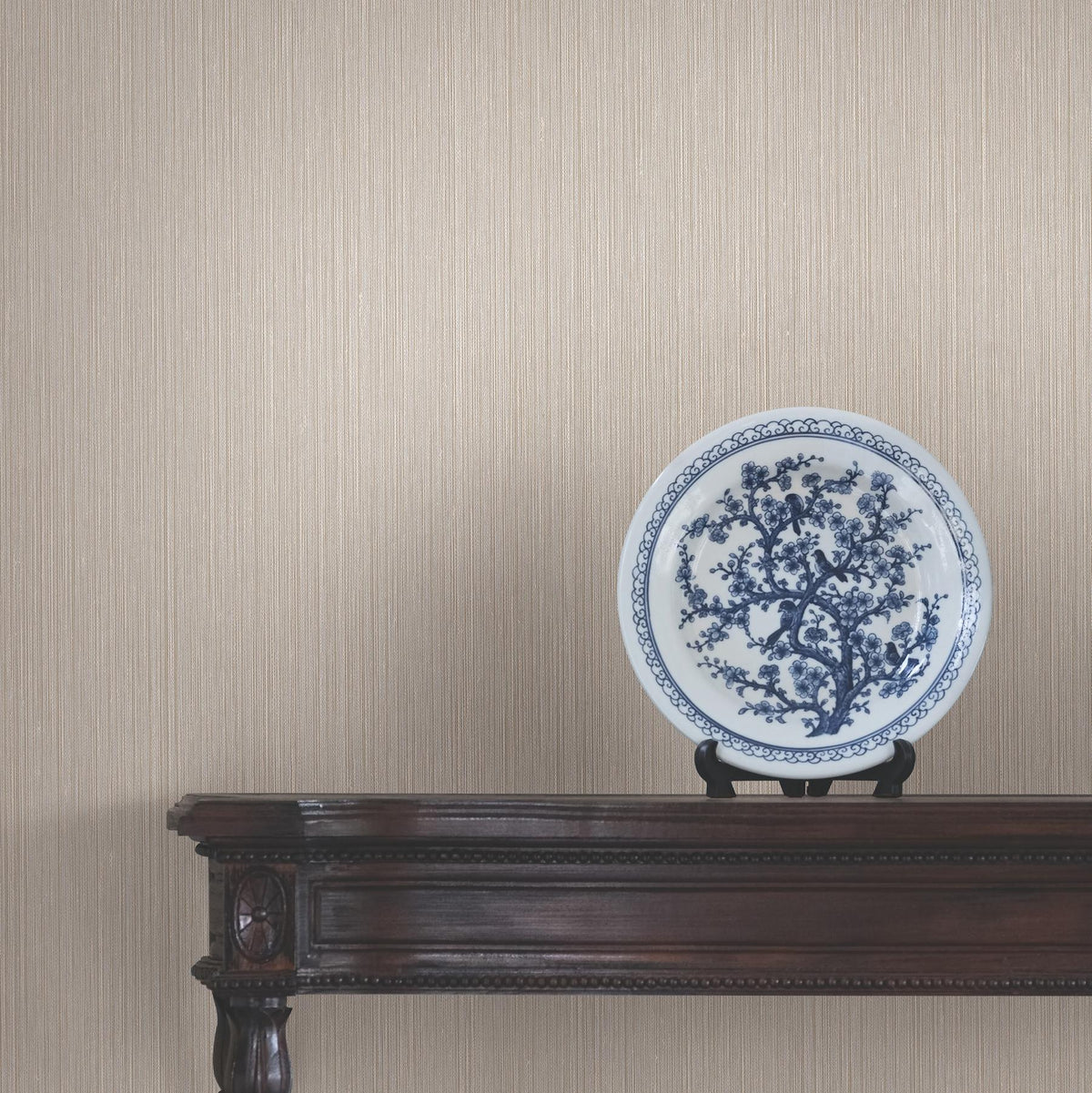 Ronald Redding Designs Atticus Cream String Wallpaper