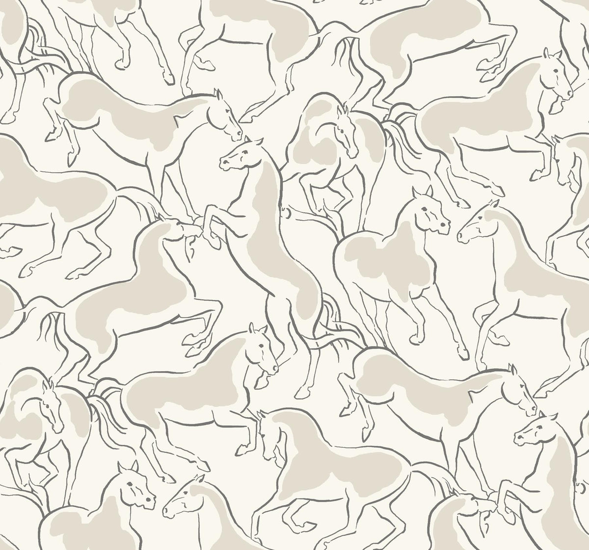 Ronald Redding Designs Dressage White Stallions Wallpaper
