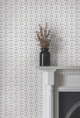 Ronald Redding Designs Polo White Horse Bits Wallpaper