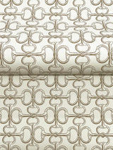 Ronald Redding Designs Polo Beige Horse Bits Wallpaper