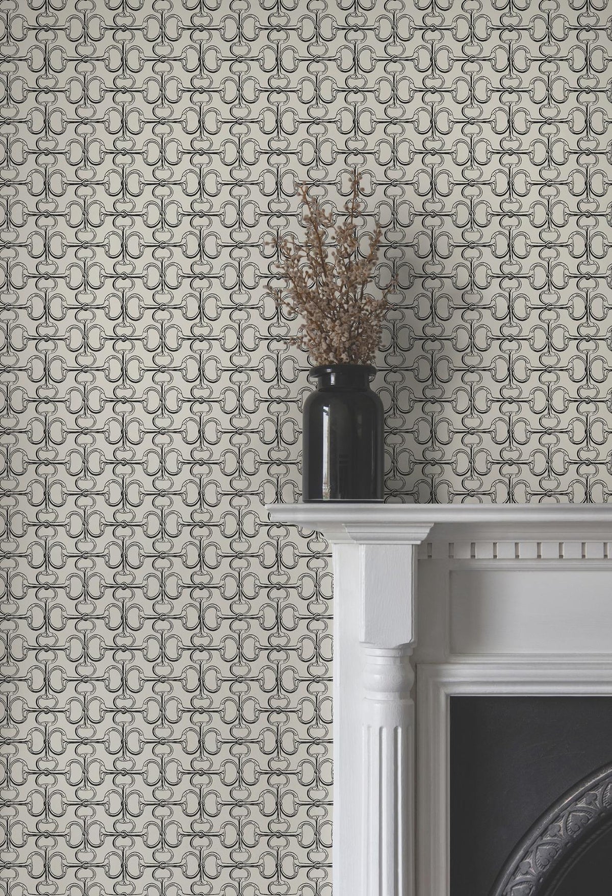 Ronald Redding Designs Polo Taupe Horse Bits Wallpaper