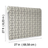 Ronald Redding Designs Polo Taupe Horse Bits Wallpaper