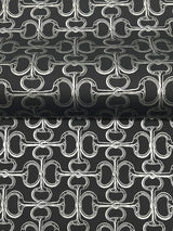 Ronald Redding Designs Polo Black Horse Bits Wallpaper