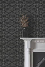 Ronald Redding Designs Polo Black Horse Bits Wallpaper