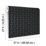 Ronald Redding Designs Polo Black Horse Bits Wallpaper