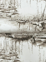 Ronald Redding Designs Yacht Club Taupe Scenic Wallpaper