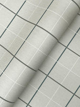 Ronald Redding Designs Tattersall Grey Plaid Wallpaper