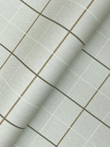 Ronald Redding Designs Tattersall Sage Plaid Wallpaper
