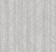 Ronald Redding Designs Winthrop Grey Geometric Wallpaper